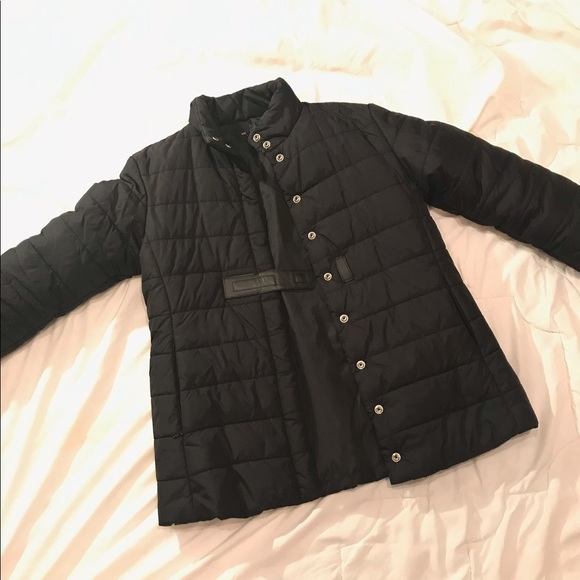 INC Moda International Black Puffer Jacket Med. - Picture 2 of 5